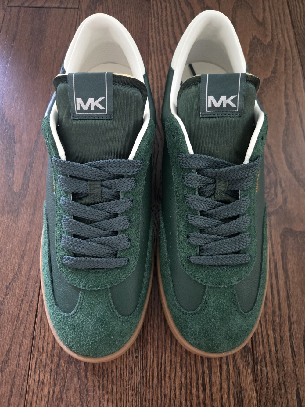 Michael Kors Men’s Green Suede & Leather Sneakers